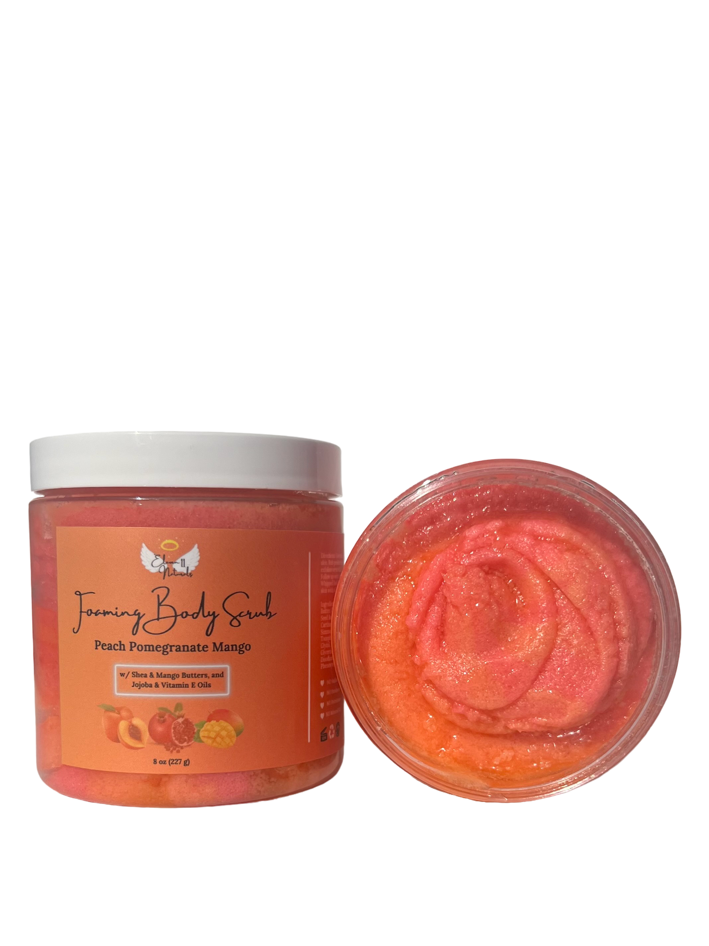 Peach Pomegranate Mango Foaming Body Scrub