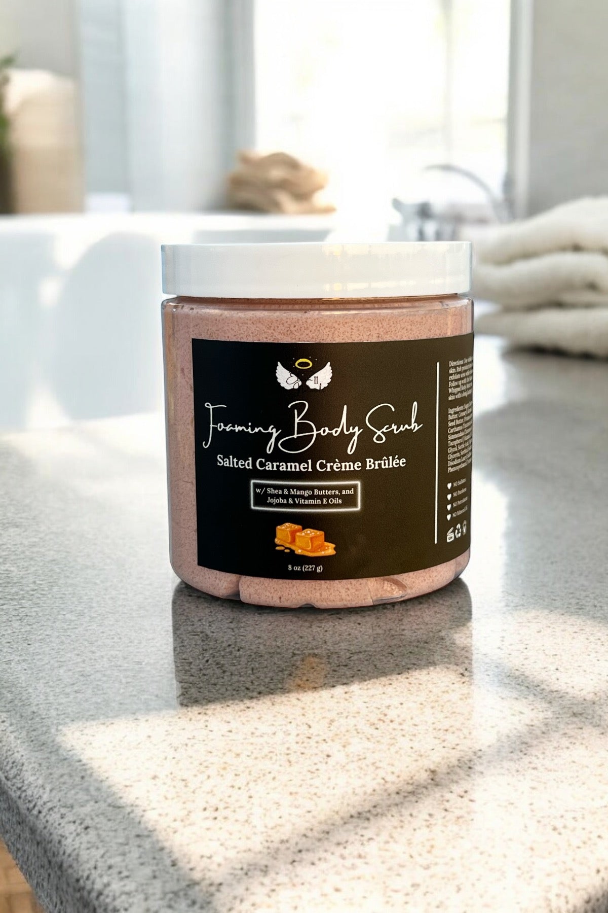 Salted Caramel Crème Brûlée Foaming Body Scrub