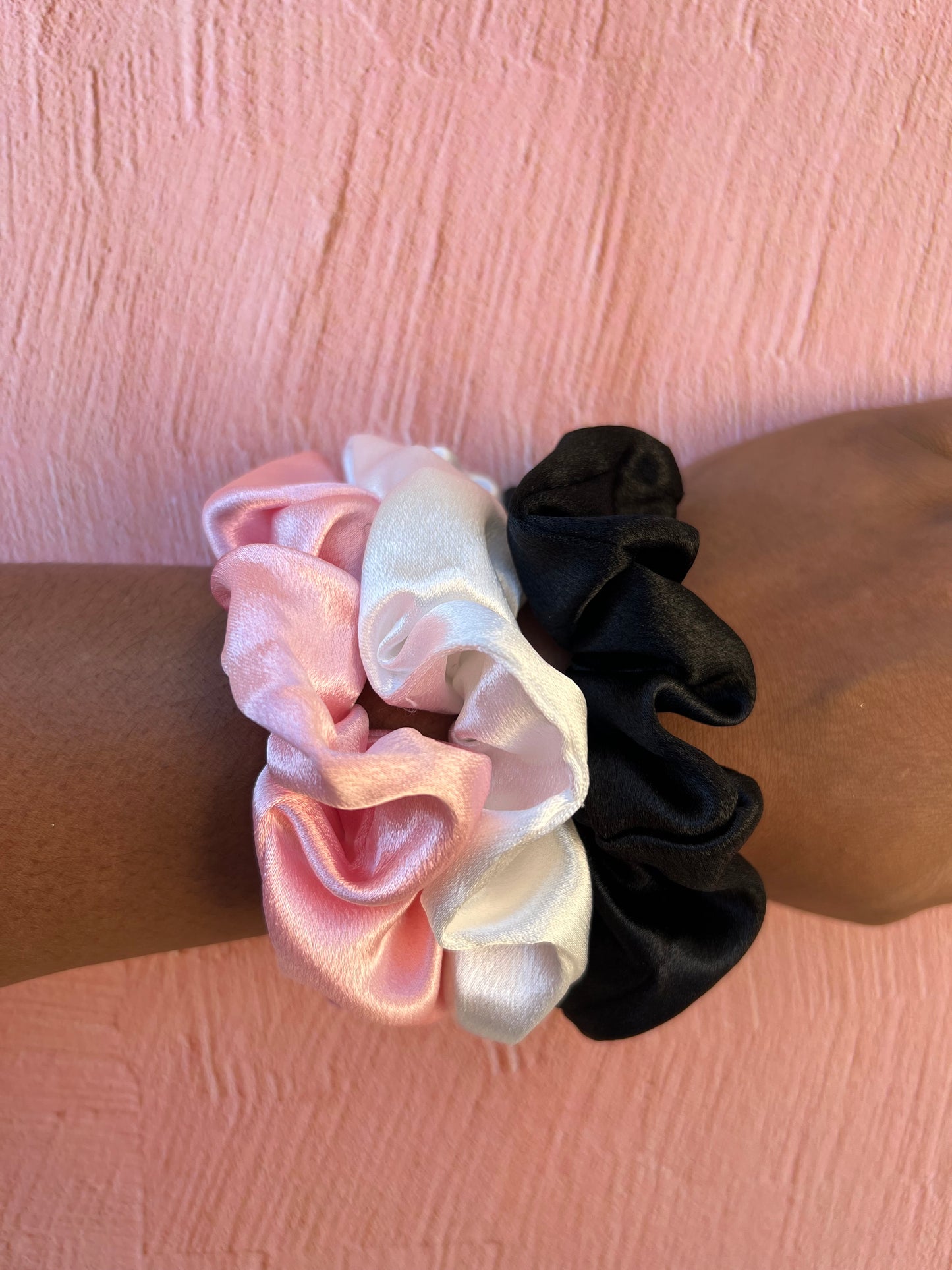 Satin Scrunchies Set